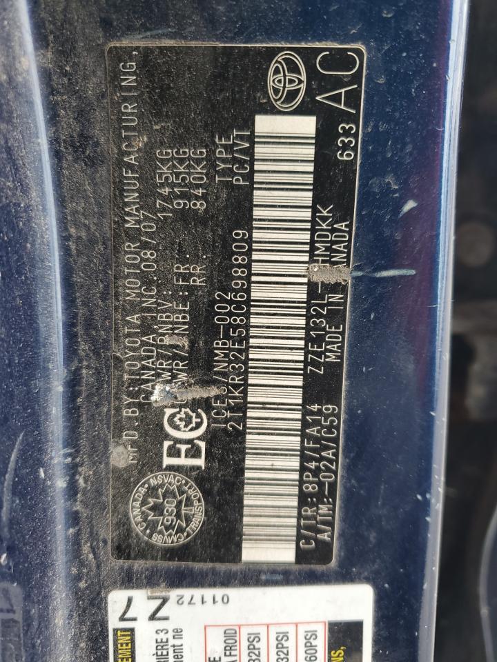 2008 TOYOTA COROLLA