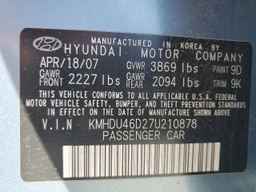 2007 HYUNDAI ELANTRA