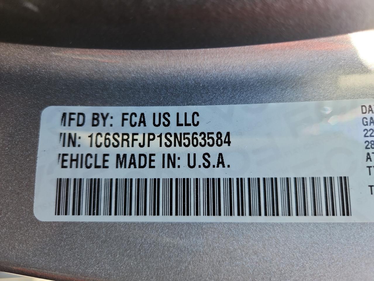 2025 RAM 1500