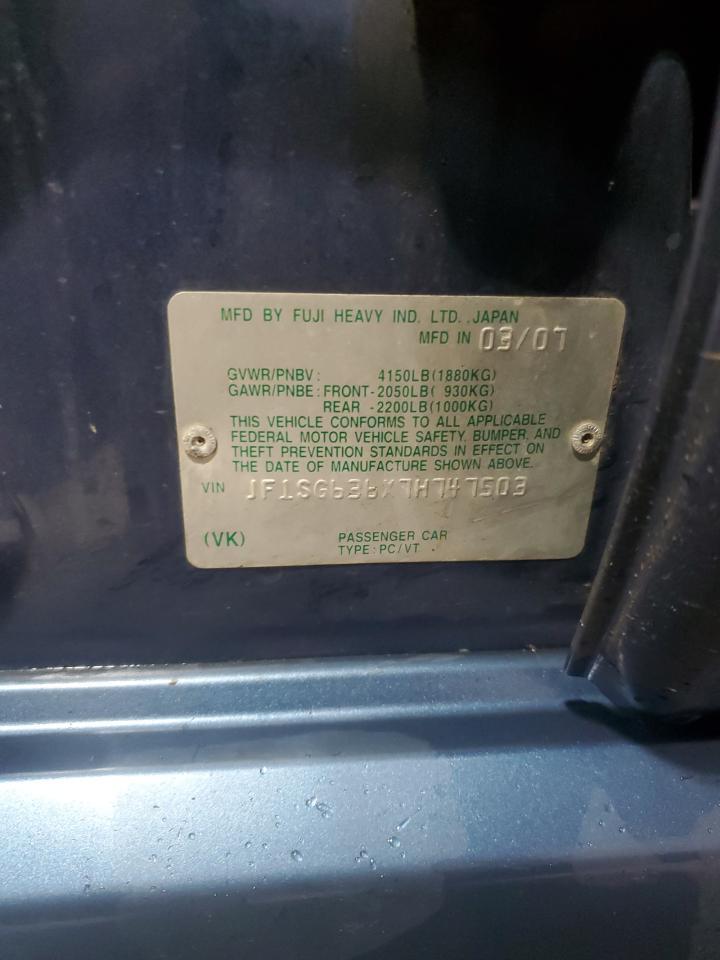 2007 SUBARU FORESTER