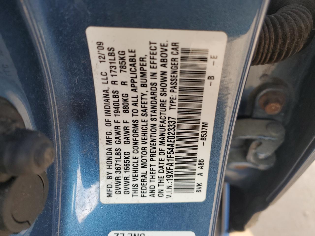 2010 HONDA CIVIC