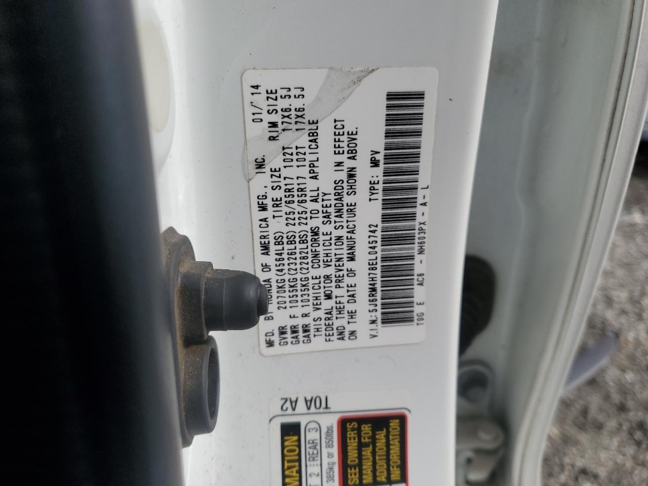 2014 HONDA CR-V