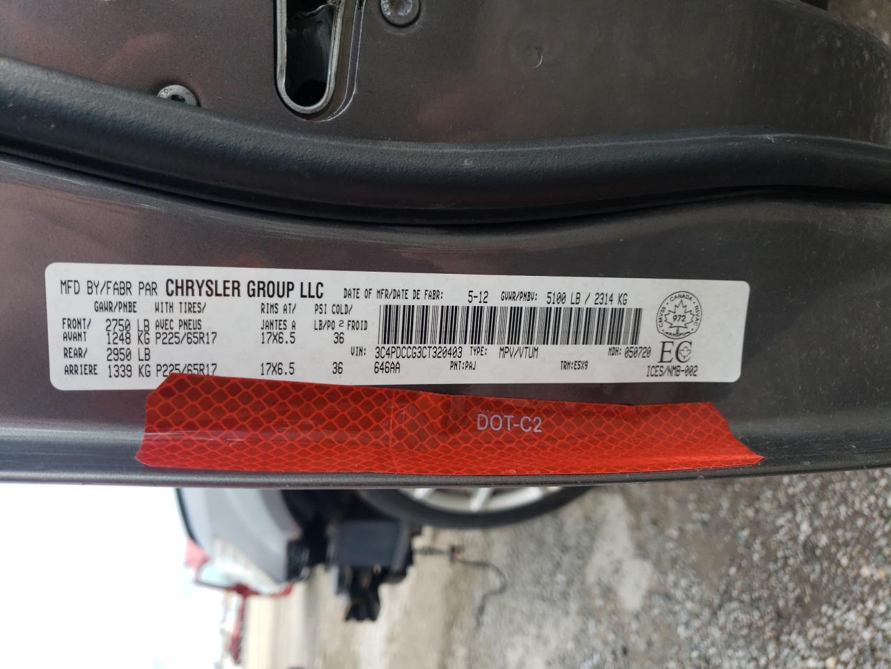 2012 DODGE JOURNEY