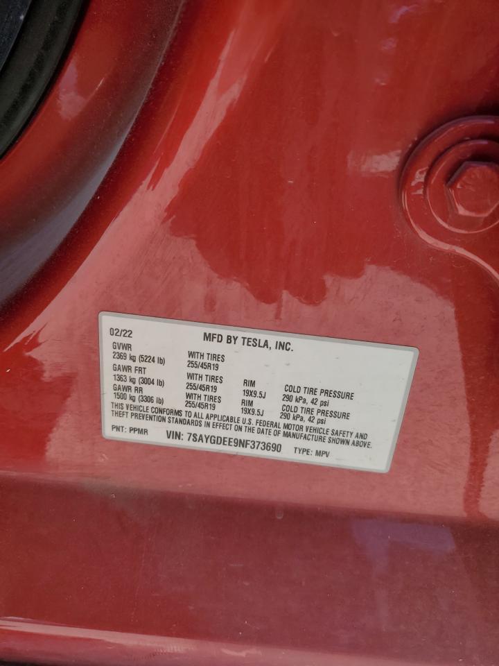 2022 TESLA MODEL Y