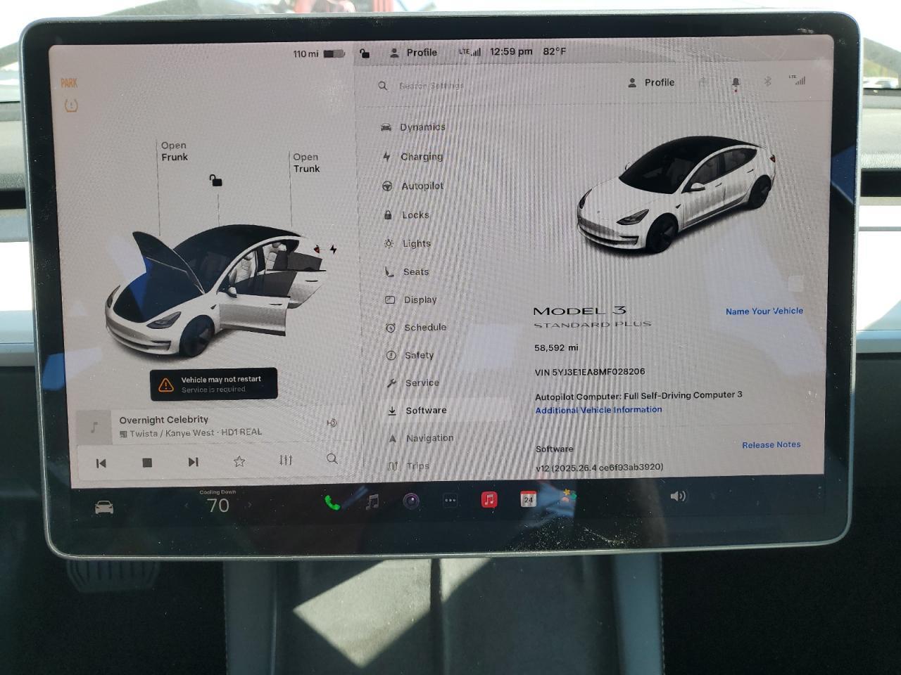 2021 TESLA MODEL 3