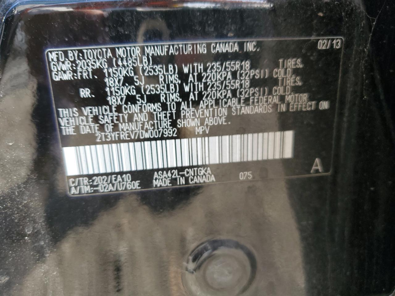 2013 TOYOTA RAV4