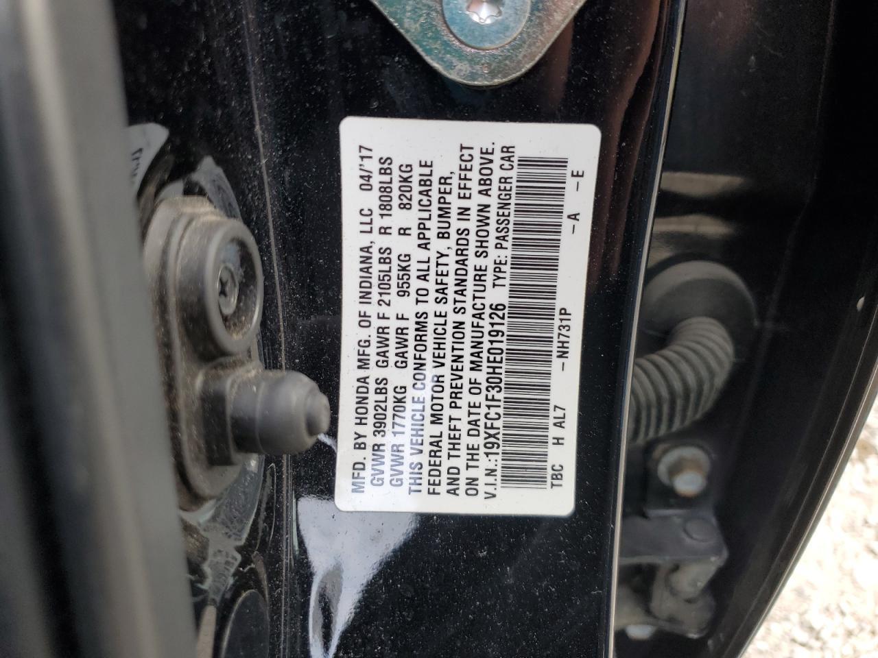 2017 HONDA CIVIC