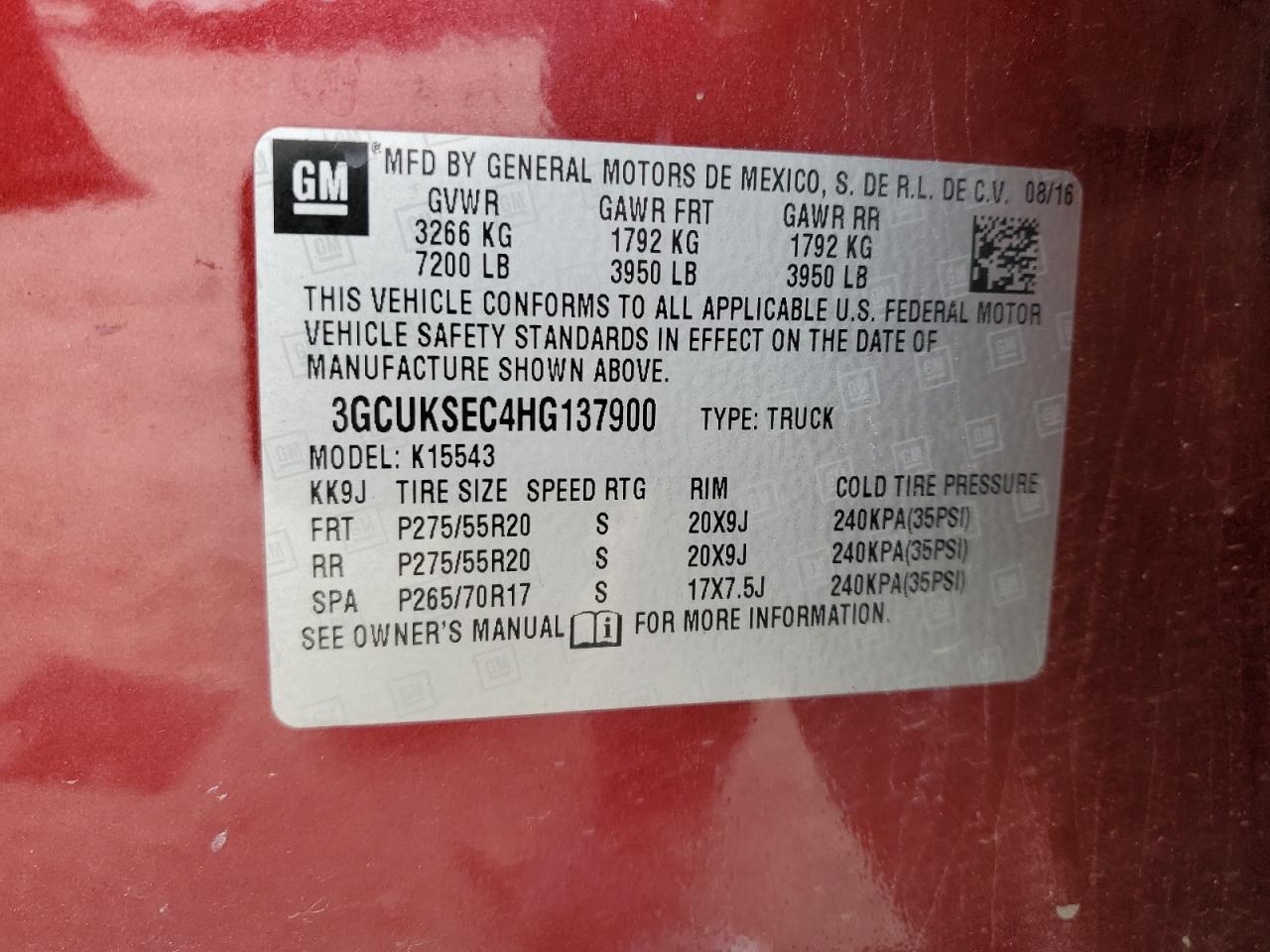 2017 CHEVROLET Silverado