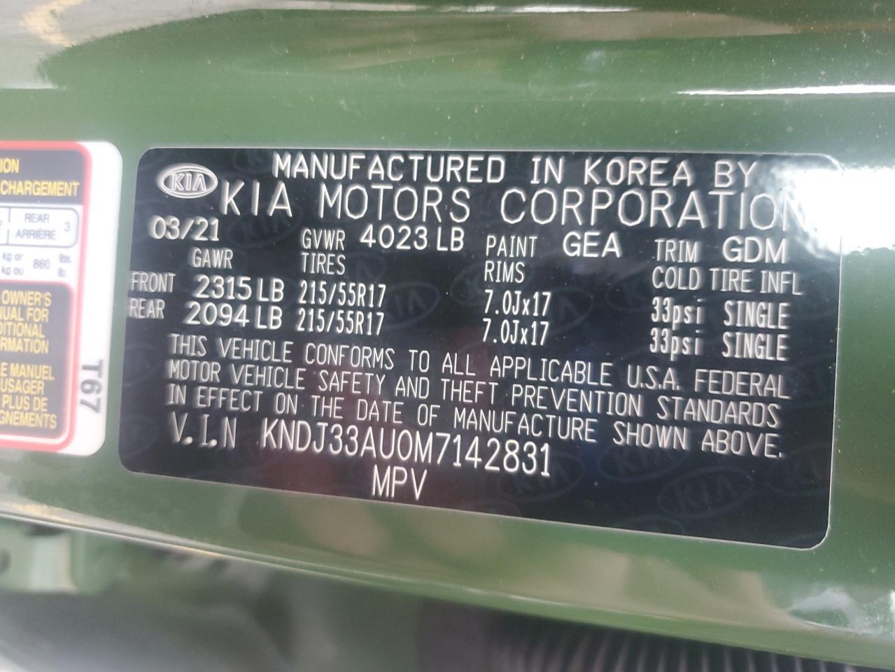 2021 KIA SOUL