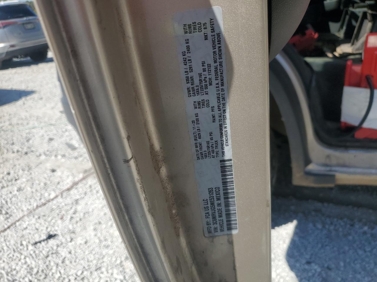 2021 RAM ProMaster 3500