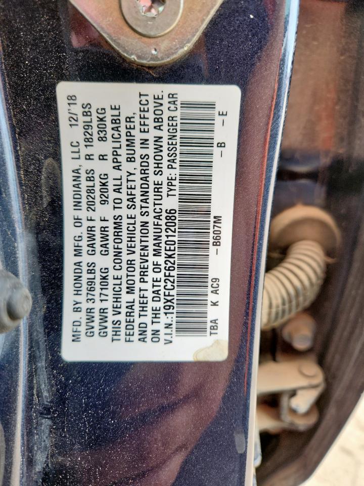 2019 HONDA CIVIC