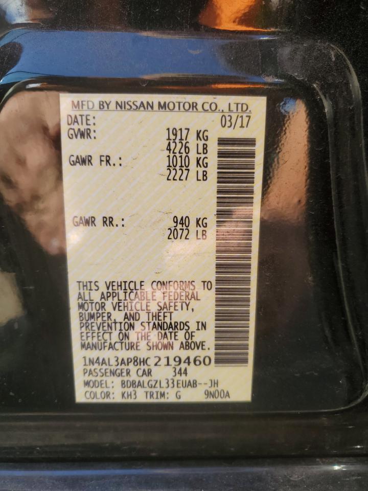2017 NISSAN ALTIMA