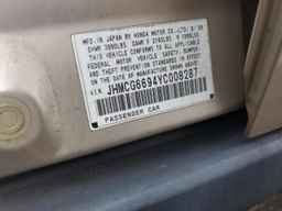 2000 HONDA ACCORD
