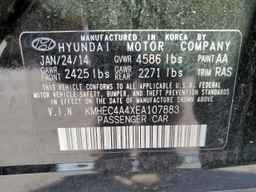 2014 HYUNDAI SONATA