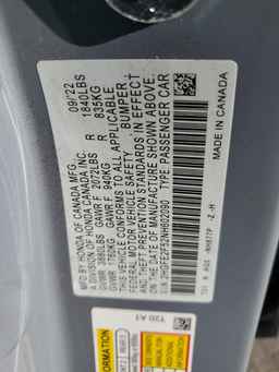 2022 HONDA CIVIC