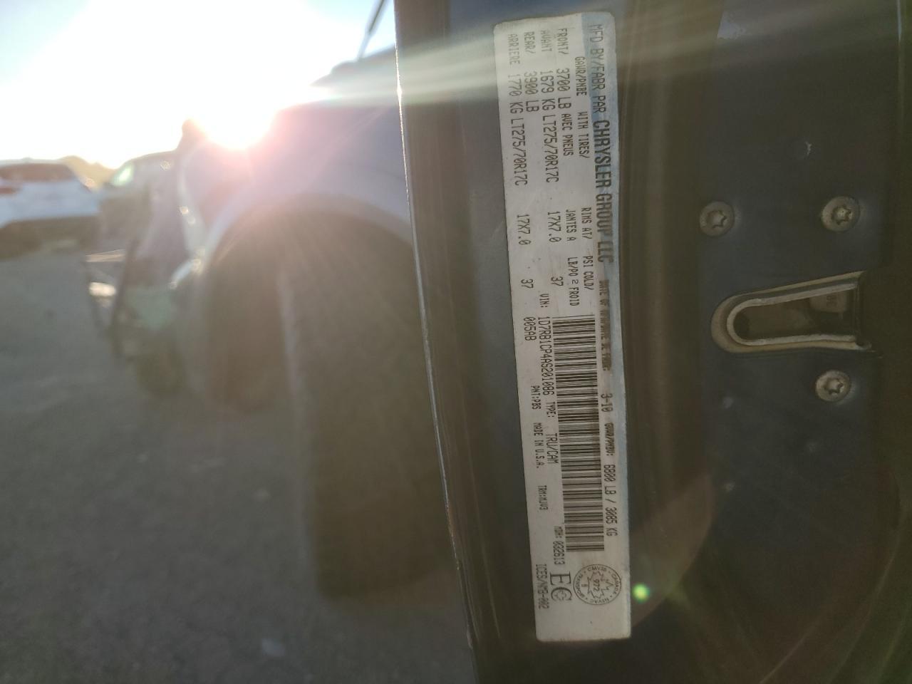 2010 DODGE RAM 1500
