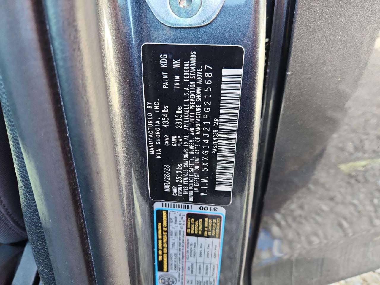 2023 KIA K5