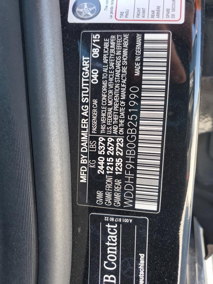 2016 MERCEDES-BENZ E-Class