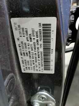 2012 HONDA ACCORD