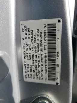 2011 HONDA ACCORD