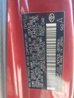 2012 TOYOTA YARIS