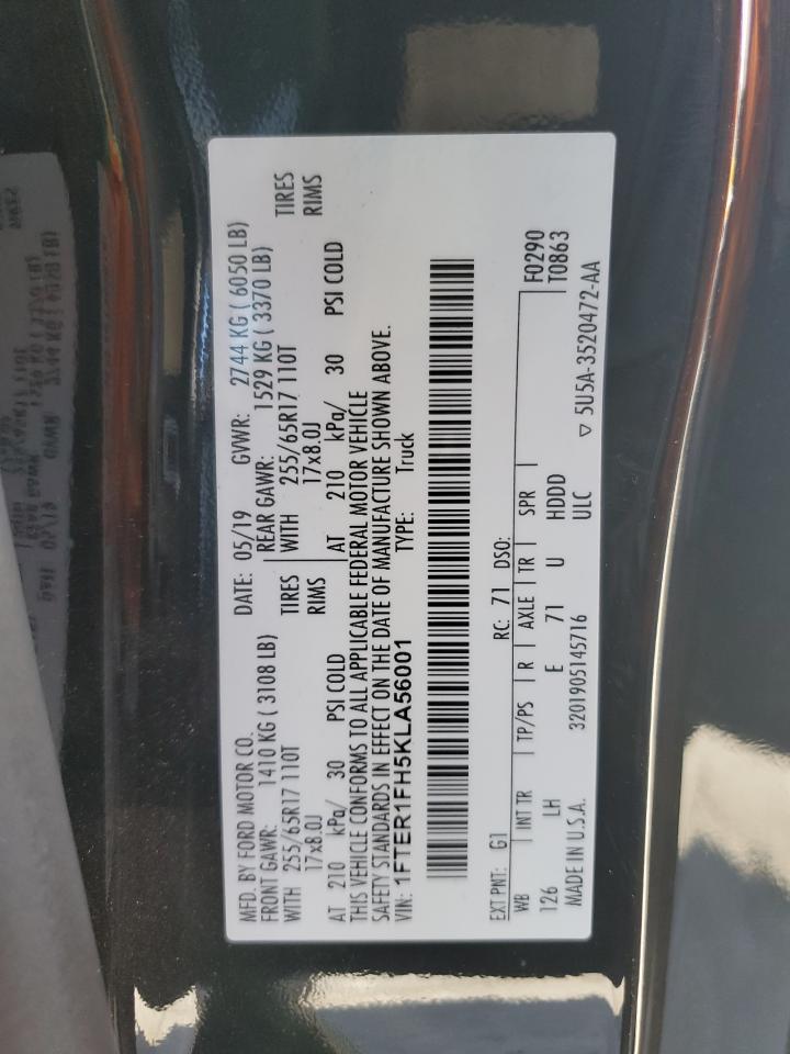 2019 FORD RANGER