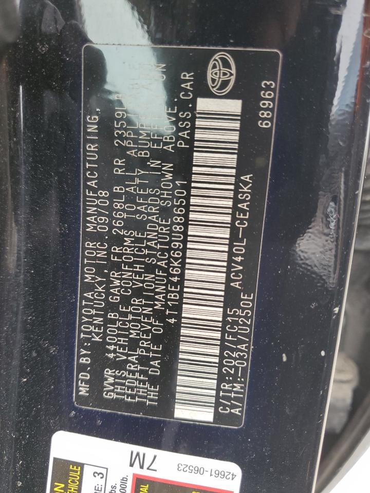 2009 TOYOTA CAMRY