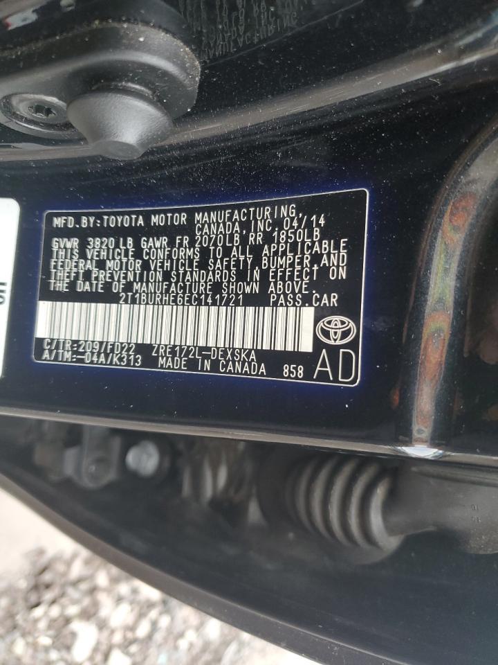 2014 TOYOTA COROLLA