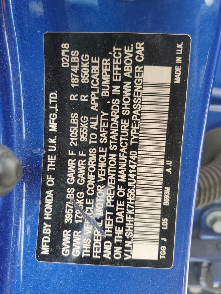 2018 HONDA CIVIC
