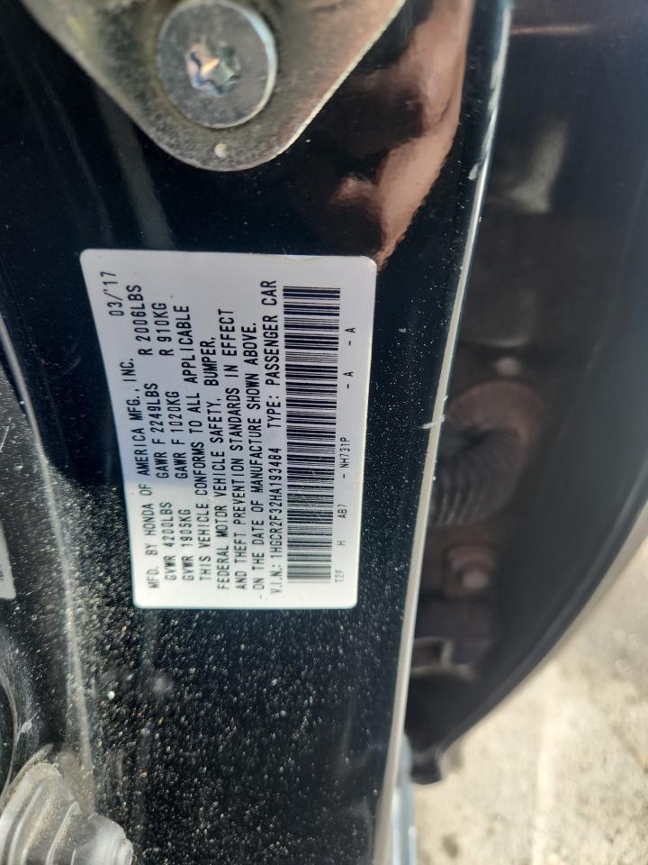2017 HONDA ACCORD