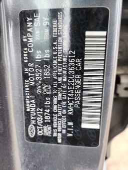2013 HYUNDAI ACCENT