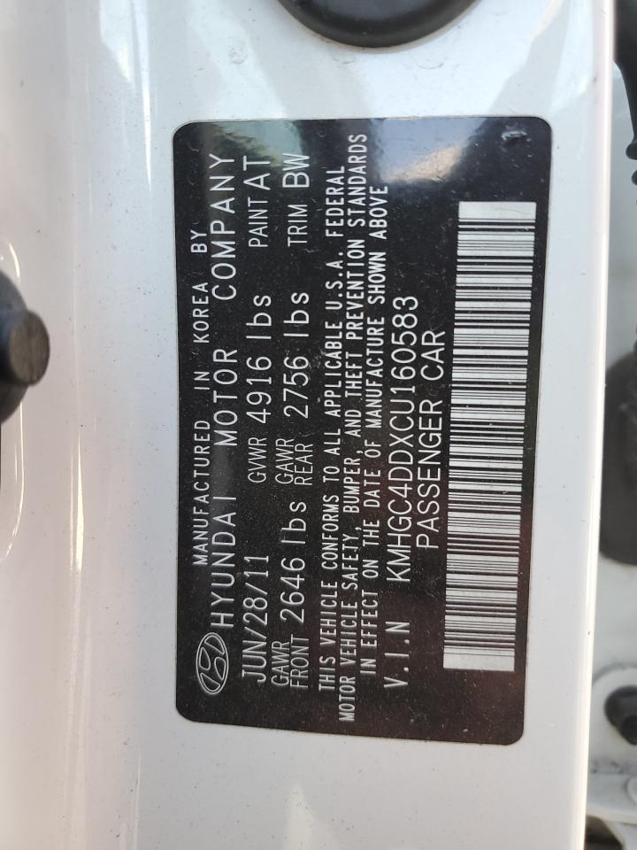 2012 HYUNDAI GENESIS
