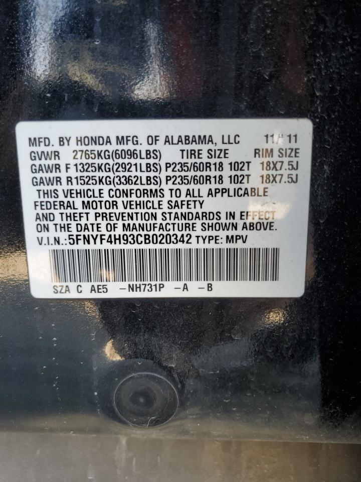 2012 HONDA PILOT