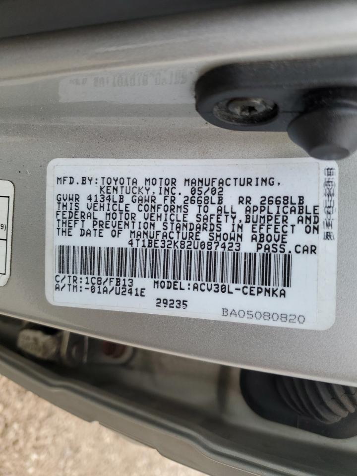 2002 TOYOTA CAMRY