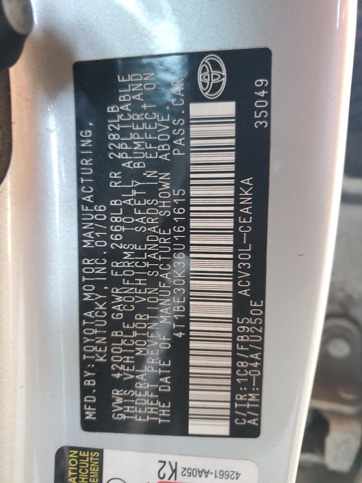 2006 TOYOTA CAMRY