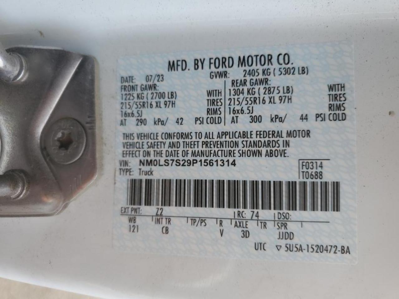 2023 FORD TRANSIT CONNECT