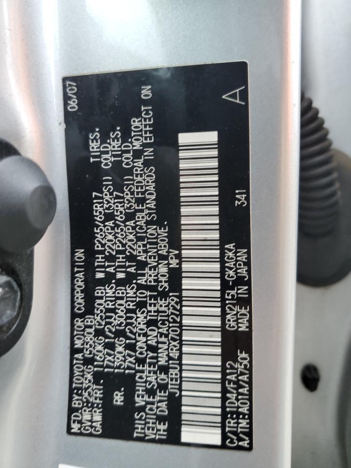 2007 TOYOTA 4Runner