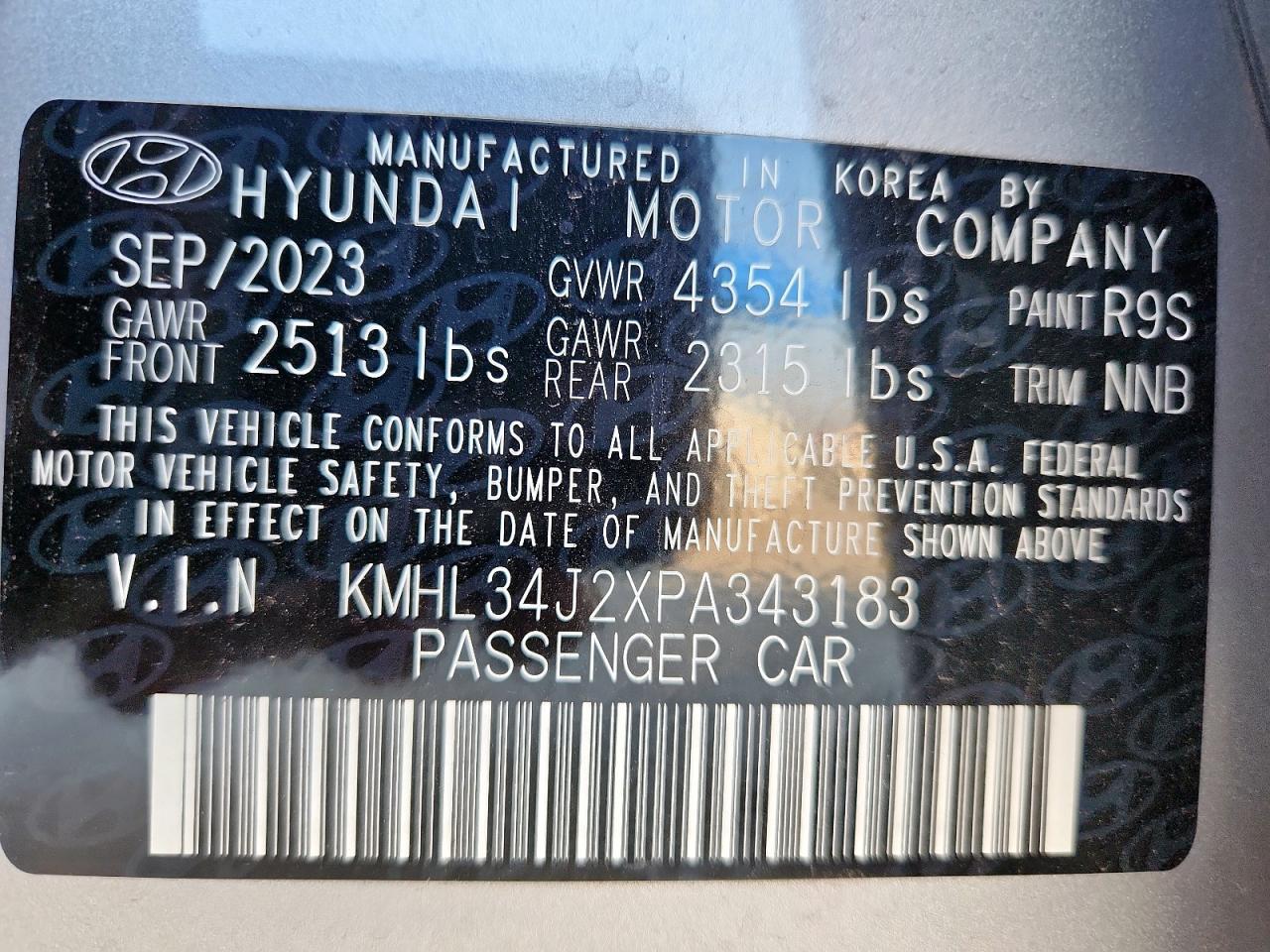 2023 HYUNDAI SONATA