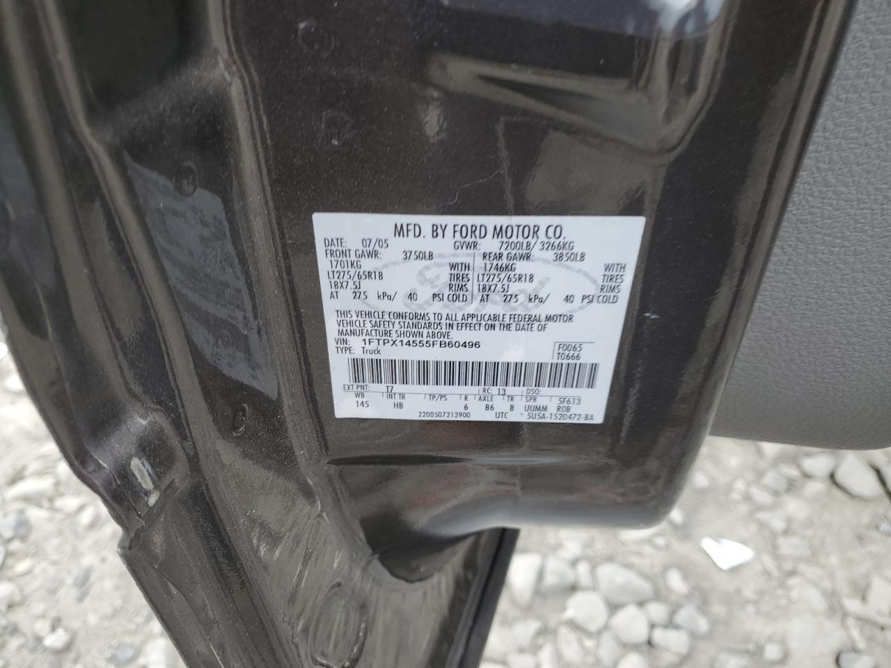 2005 FORD F-150