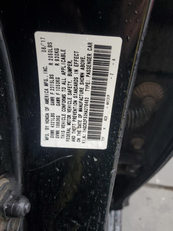 2017 HONDA ACCORD