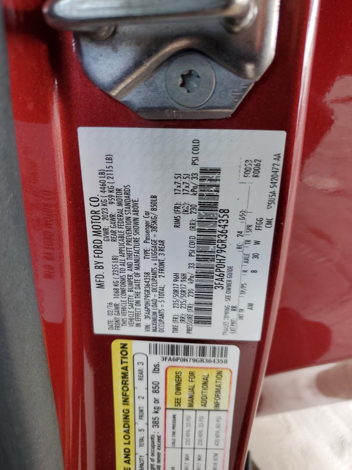 2016 FORD FUSION