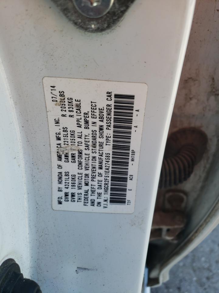 2014 HONDA ACCORD