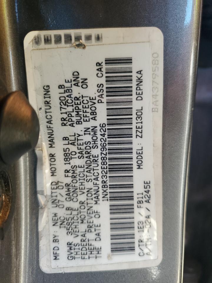 2008 TOYOTA COROLLA