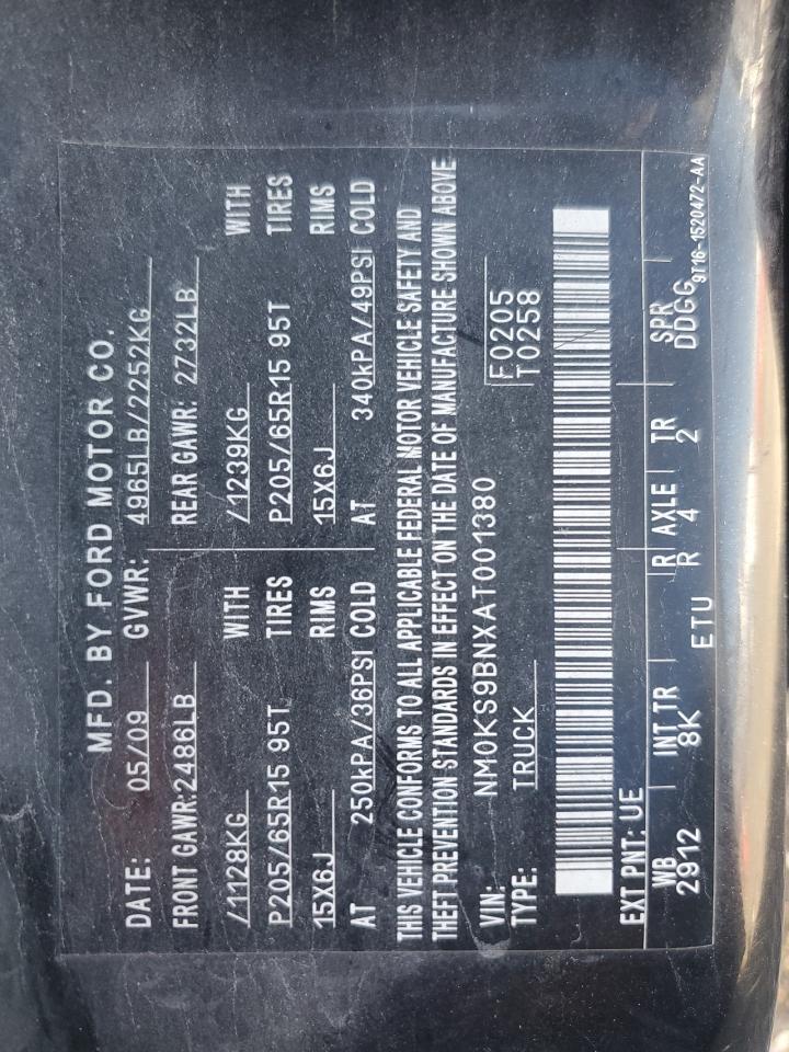 2010 FORD TRANSIT CONNECT