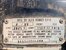 1977 ALFA ROMEO Spider
