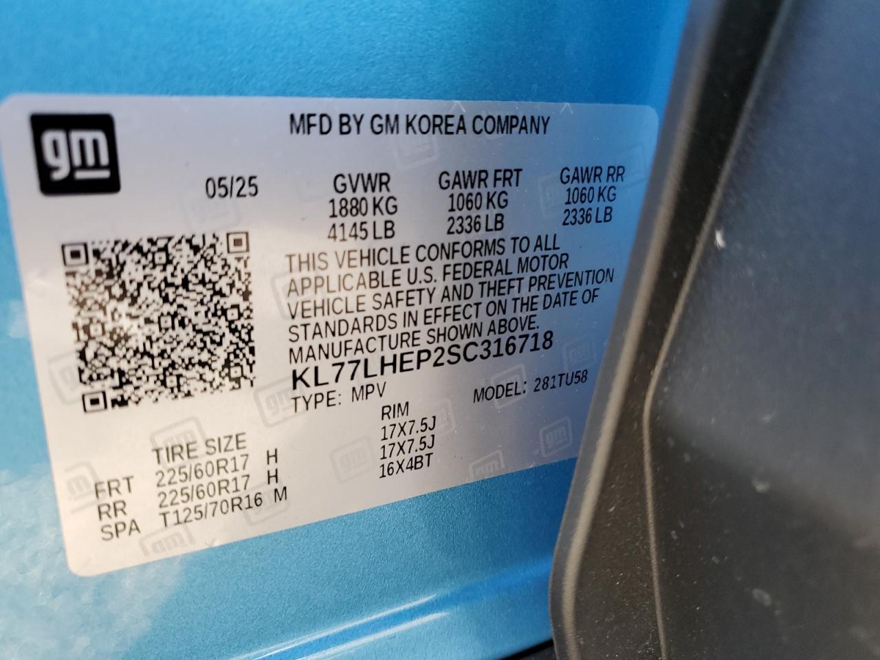 2025 CHEVROLET TRAX