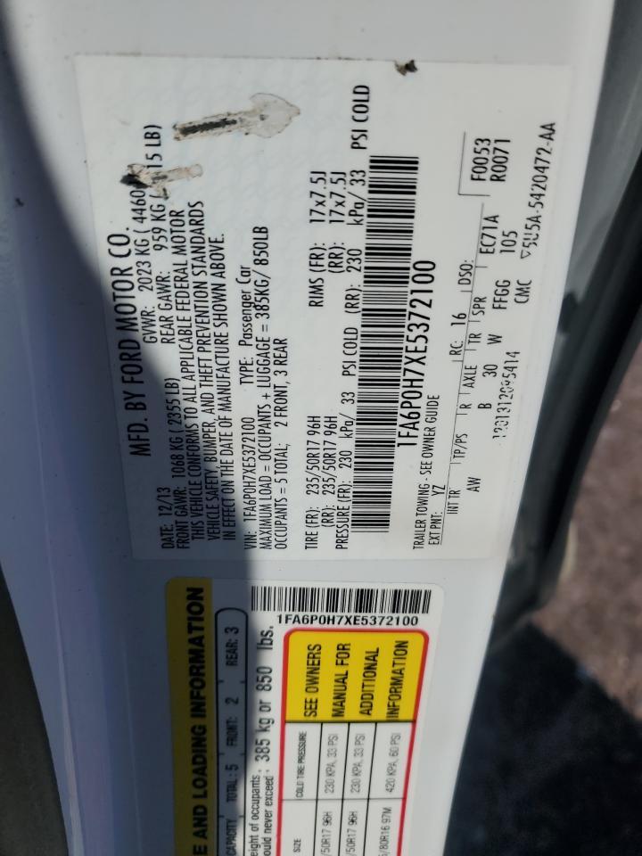 2014 FORD FUSION
