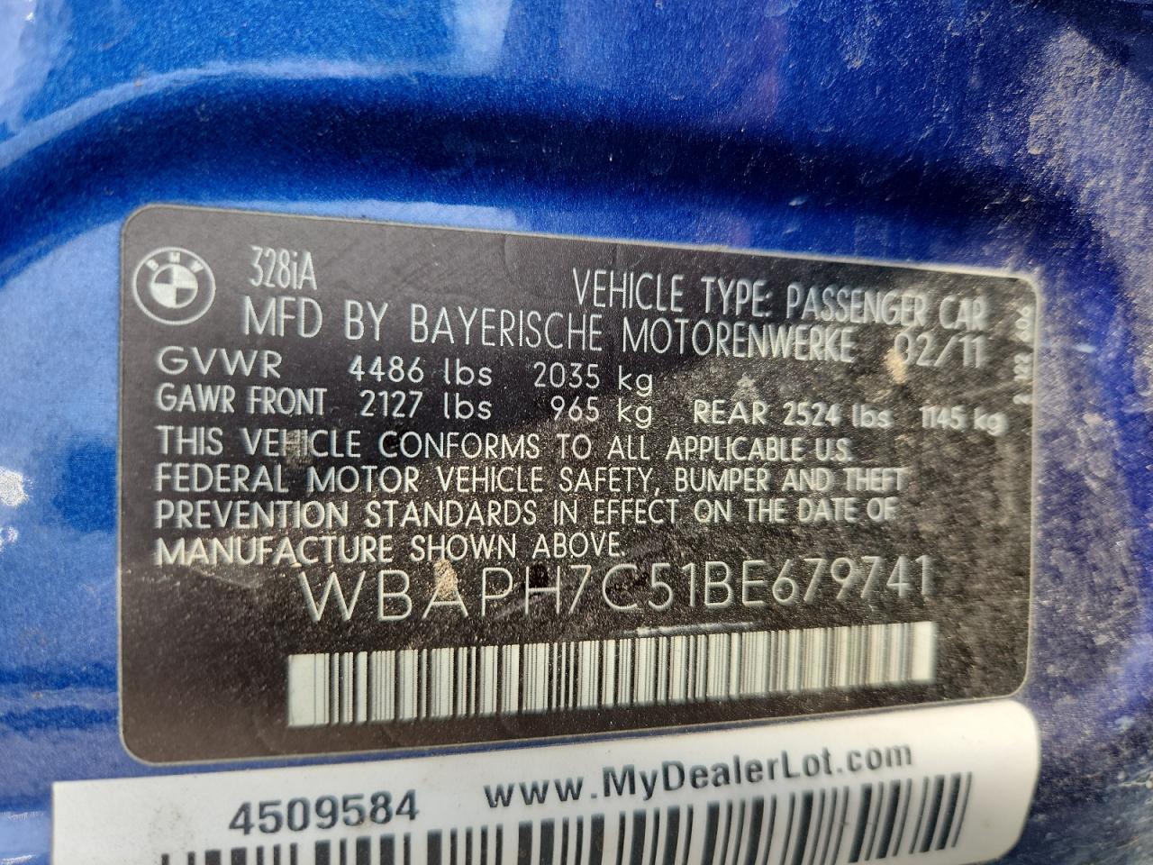 2011 BMW 3 SERIES
