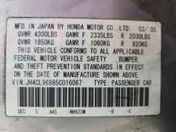 2005 ACURA TSX
