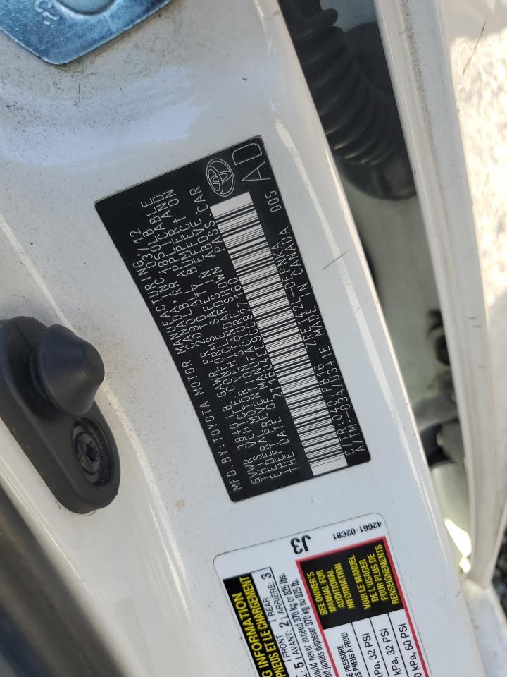 2012 TOYOTA COROLLA